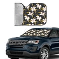 thumbnail image 3 of Kdxio Lilies Flowers Print Front Windshield Sun Shade,Folding Auto Sunshade for Car Truck SUV-, 3 of 7