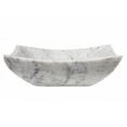 thumbnail image 1 of Eden Bath EB-S041CW-P Carré Profond Zen Évier - Marbre de Carrara, 1 of 1