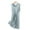 Light Blue, variant on Fazvaoo Womens Nightgowns Sleeveless V-Neck Long Nightdress Loose Comfortable Plain Nightgowns(Beige,Size L-XL)