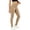 *Khaki, variant on VBVC Women's Ribbed Knit High Waist Yoga Leggings , Button Detail Workout Pants For Women , Ladies' Stretch Activewear Bottoms, S-2XL