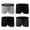 Mix Gray, variant on Men's Comfort Flex Fit Underwear, Soft Boxer Briefs ,4 Packs