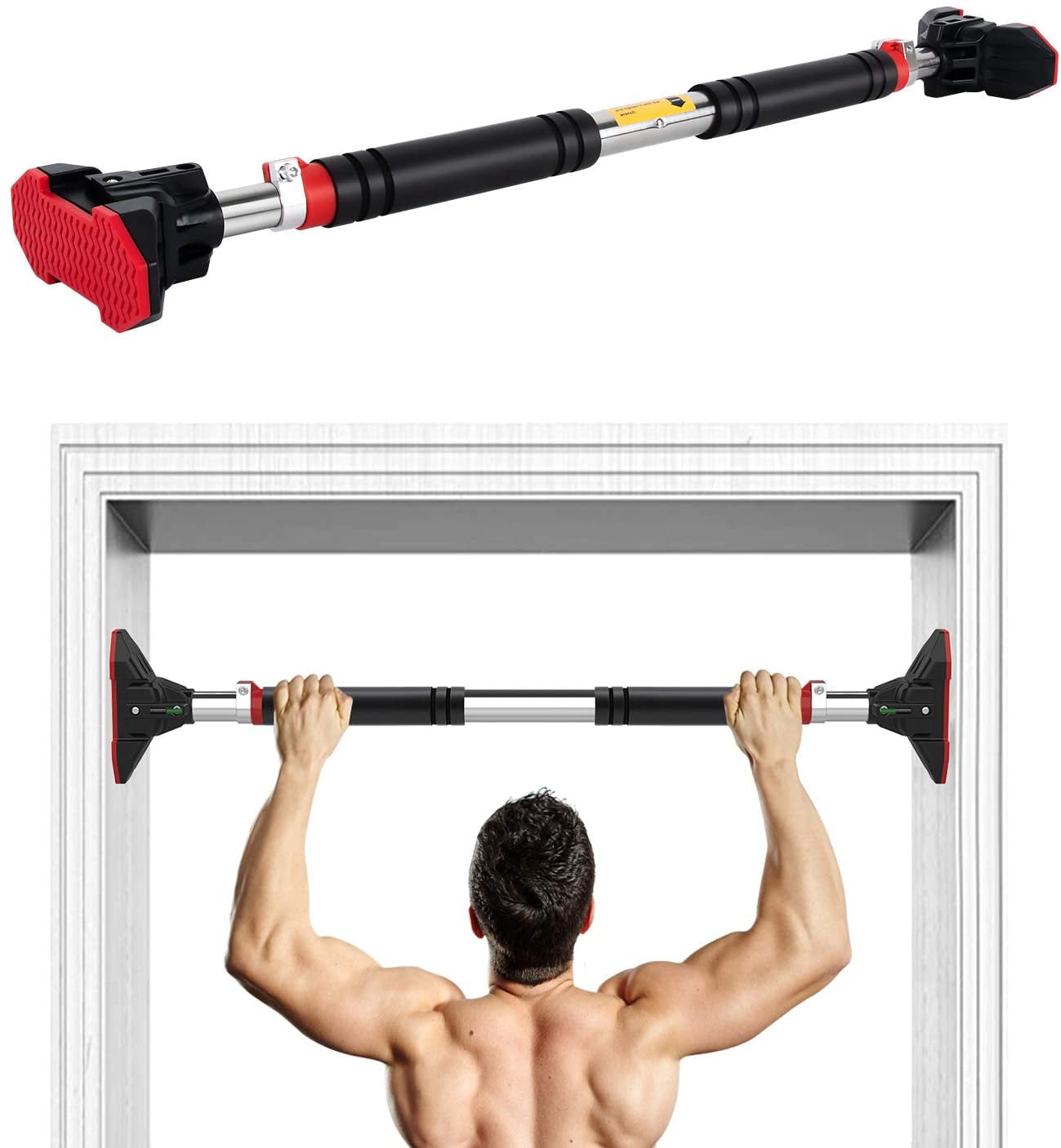 Door Home Exercise Workout Training Gym Bar Chin Up Adjustable Fitness Pull Up*