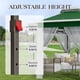 thumbnail image 4 of 79.5-pulgada 6-sided portable outdoor gazebo tent con double-layer canopy y mosquito netting, green, 4 of 8