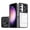 Black, variant on for Samsung Galaxy S25 FE Case, Stylish Slim Crystal Clear PC Back + TPU Silicone Case with Sliding Camera Cover Anti-fingerprint Shockproof Phone Cases for Samsung Galaxy S25 FE, Purple