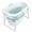 Blue, variant on Piweml 40.6 Inch Portable Bathtub, Foldable Bathtub for Adults Kids, Separate Family Bathroom SPA Therapy Tub with Ergonomic Seat & Massage Roller, Soaking Hot SPA and Ice Bath Tub