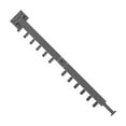thumbnail image 2 of Ruiboury Extendable Clothes Rack Wall Mounted For Outdoor Folding Folding Arm And Hanger Bracket. When Dont black Double fold, 2 of 6