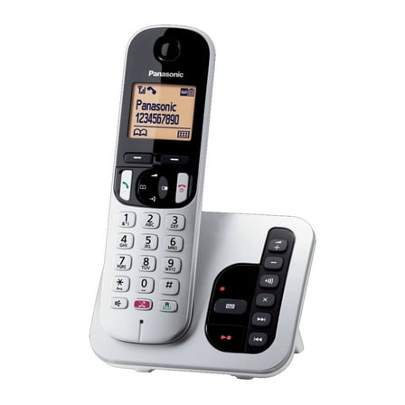 Panasonic KX-TGC260JTS Telefono Cordless Digitale con Segreteria Telefonica Digitale, Unità Bas