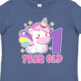 thumbnail image 4 of Inktastic 1 Year Old with Cute Unicorn Birthday Girls Baby T-Shirt, 4 of 5