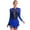 Blue, variant on TiaoBug Women's Figure Ice Skating Gymnastic Leotard Roller Skating Performance Dress Blue XL
