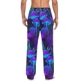 thumbnail image 4 of FORMRS Mens Pajama Pants with Pockets Cotton Sleepwear Lounge Bottoms Sizes S-2XL, Night Mushrooms Pattern, 4 of 7