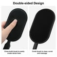 thumbnail image 3 of EEEkit Back Scrubber for Shower, 27.6'' Telescopic Silicone Back Bath Brush, Extra Long Handle Dual-Sided Shower Brush for Men, Women, Elderly, Black, 3 of 9