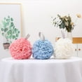 thumbnail image 2 of Paquete de 3 esponjas de baño, juego de malla de encaje, ramo de ducha, exfolia y limpia la piel con accesorios de baño, 2 of 7