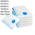 thumbnail image 1 of Mosiee Sac d'Aspirateur Pliant pour Rangement Gain de Place Design Transparent Plusieurs Tailles, 1 of 5