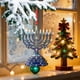 thumbnail image 5 of Ireezec Hanukkah Ornament with Star of Snowflake Design - Blue Enamel Metal Hanging Decor for Car Mirror Holiday Tree Window Display Jewish Festival of Lights Gift, 5 of 8