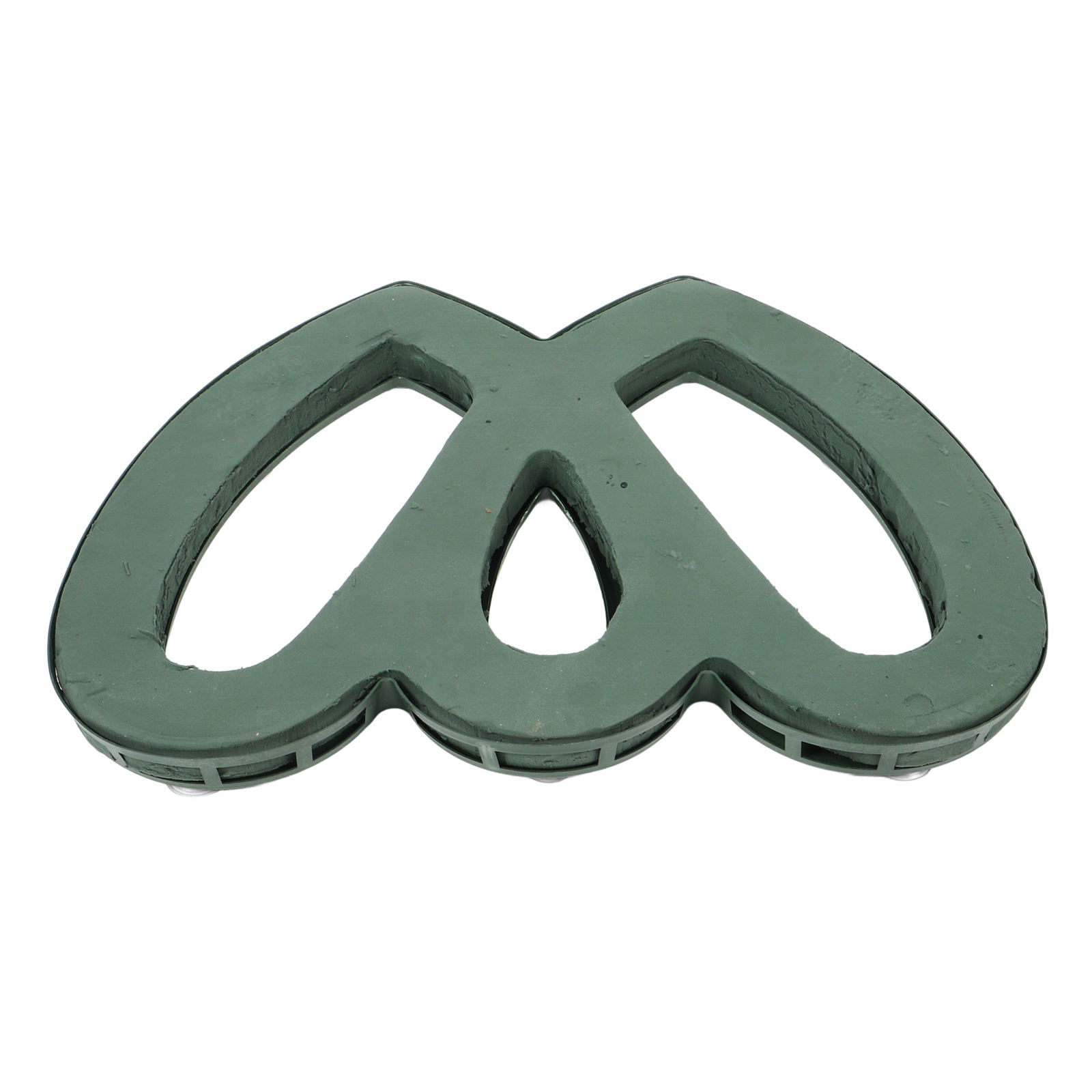 ADDHAT Green Floral Foam Heart Block for Wedding Car Decorations Practical Flower Mud