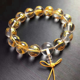 thumbnail image 5 of Pulsera de mantra de seis caracteres con cristales blancos esmerilados y letras bronceadas Pulsera de mantra Daming, 5 of 6