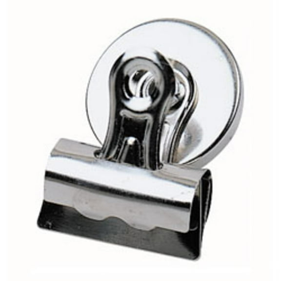 Office Depot Bulldog Magnetic Clips, 2 1/4in., Silver, Pack Of 3, AV-MGCL