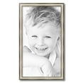thumbnail image 2 of ArtToFrames 15" x 27" Antique Silver Panel Picture Frame, 15x27 inch Silver Wood Poster Frame (WOM-4760), 2 of 7