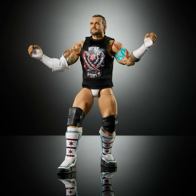 WWE Elite CM Punk Action Figure, Greatest Hits 2025, 6-inch