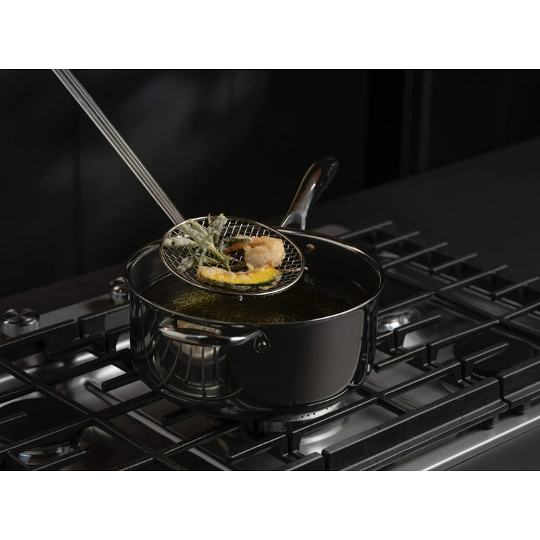  HexClad 13 Piece Hybrid Stainless Steel Cookware Set - 6 Piece Frying  Pan Set, 6 Piece Pot Set and 7 Quart Pot Deep Fryer, Stay Cool Handles,  Induction Ready: Home & Kitchen