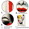 thumbnail image 3 of Designart "Abstract De Stijl Woman I" Fashion Woman Canvas Wall Art, 3 of 7