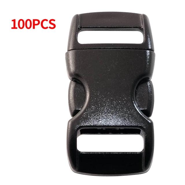 Hebilla de liberación de plástico clip de equipaje ajustable broche de mochila de bricolaje reemplazable 100 piezas Kearding AP1303-00B