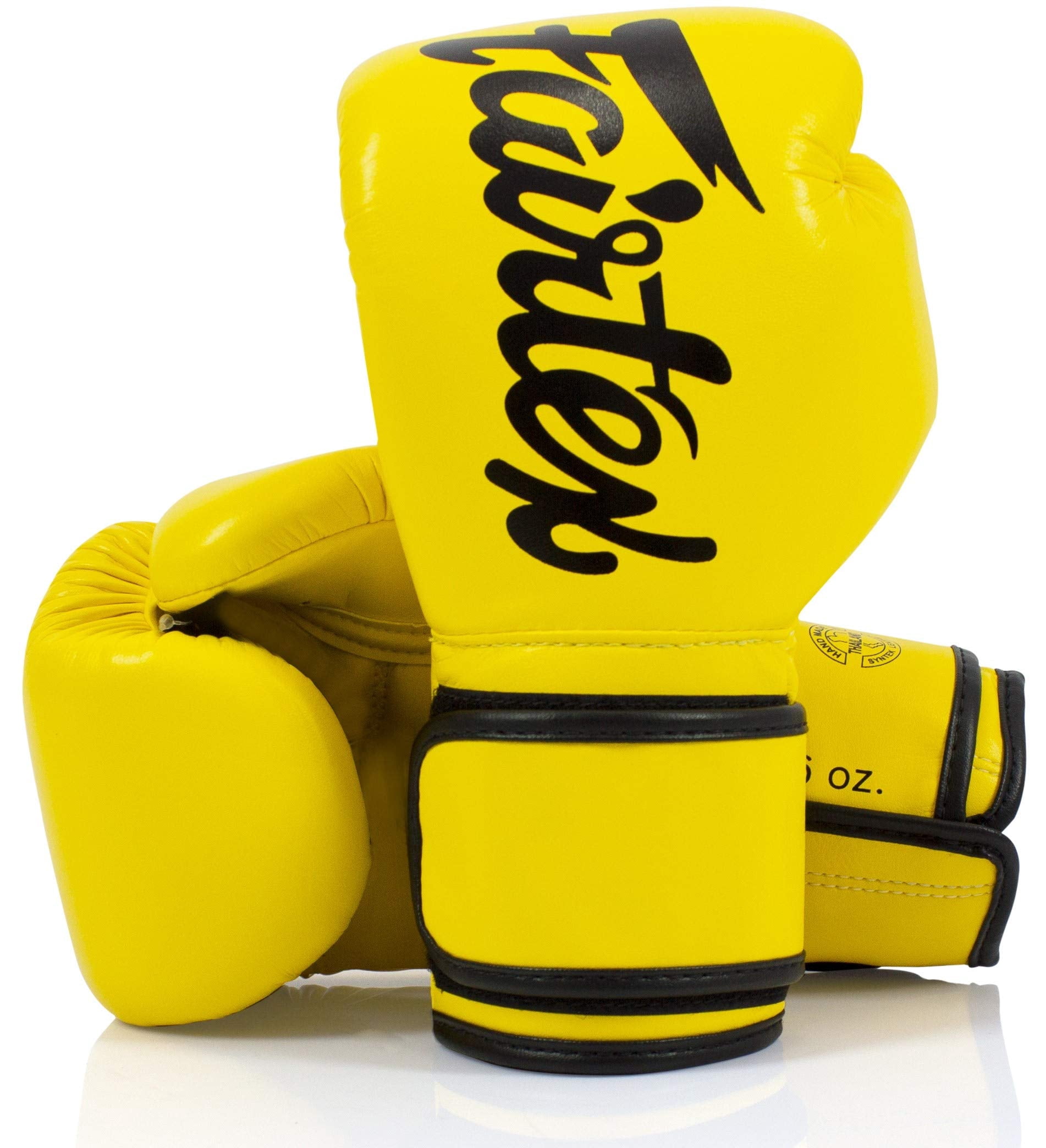 Fairtex Muay Thai-Style Sparring Gloves 14 oz Black / White