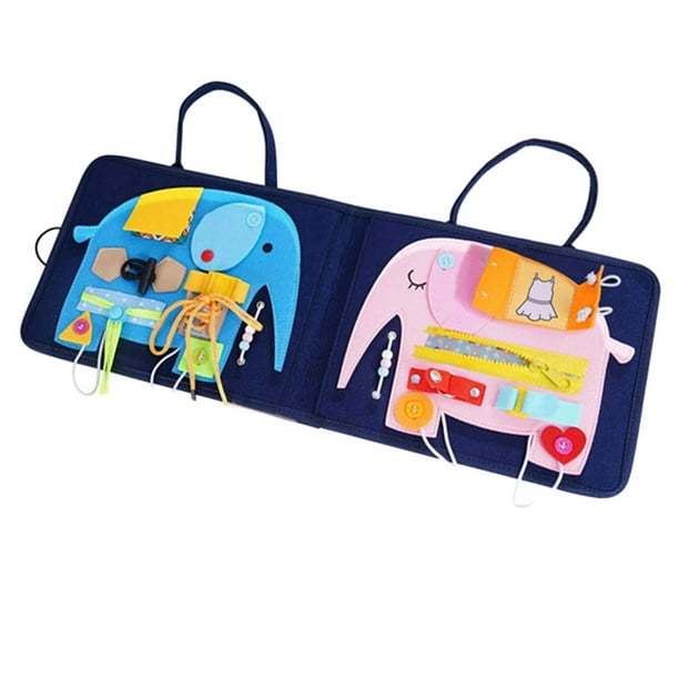 Busy Board Juguete Montessori para niños de 1 a 2 años, los niños aprenden a Zulema Juego de mesa ocupado