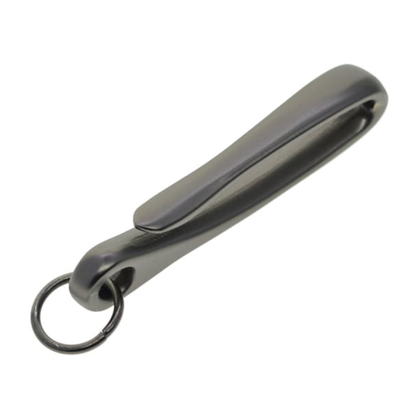 Ganchos en U simples Injueey 2 piezas billetera portátil anzuelos de Aleación de Zinc llavero Clip para cinturón accesorios Type7 NO7