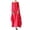 F-510Red, variant on ZHOGXU Women's Dress Long Sleeve Round Neck Solid Color Fashion Comfortable Loose Fit Dresses For Casual Daily Wear,Black,L