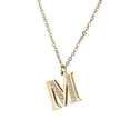 thumbnail image 1 of Características del collar de estilo europeo y estadounidense de joyería de letras de moda prominente tridimensional collar de pareja universal para hombres y mujeres, 1 of 6