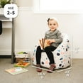 thumbnail image 3 of Big Joe Milano Child-Sized Bean Bag Chair for Kids Bedroom and Reading Nook, Dolce Terazzo Lenox, Durable Easy-Clean Woven Polyester, Refillable, 3 of 8