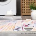 thumbnail image 3 of Boho Chic Lines Rugs, Soft Washable Print Area Rug, Non-Slip Foldable Floor Mat for Cozy Bedroom, Nursery, Dorm, Living Room and Office Decor, 3 of 7