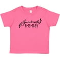 thumbnail image 3 of Inktastic Juneteenth 6-19-1865 Boys or Girls Baby T-Shirt, 3 of 5