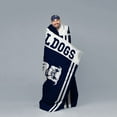 thumbnail image 2 of Sleep Squad Yale Bulldogs Handsome Dan Mascot 60” x 80” Raschel Plush Blanket, 2 of 5