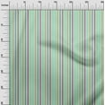 thumbnail image 3 of oneOone Cotton Poplin Light Green Fabric Stripes Sewing Fabric By The Yard Printed Diy Clothing Sewing Supplies 42 Inch Wide, 3 of 4