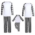 thumbnail image 2 of Pijamas de vinilo en blanco de sublimación, ropa de dormir de invierno, trajes familiares de manga a cuadros, hombres, mujeres, niños, pijamas de Navidad en blanco de sublimación Sincero Hogar, 2 of 6