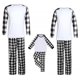 thumbnail image 2 of Pijamas de vinilo en blanco de sublimación, ropa de dormir de invierno, trajes familiares de manga a cuadros, hombres, mujeres, niños, pijamas de Navidad en blanco de sublimación WD.WDQZL Hogar, 2 of 6
