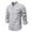 Gray, variant on UVEASISHA Deal of The Day Clearance Henley Business Casual Shirts for Men Cotton Long Sleeve Button Down Shirt Solid Color Regular Fit Dress Shirts 2025 Fashion Office Work Shirt Black XXL