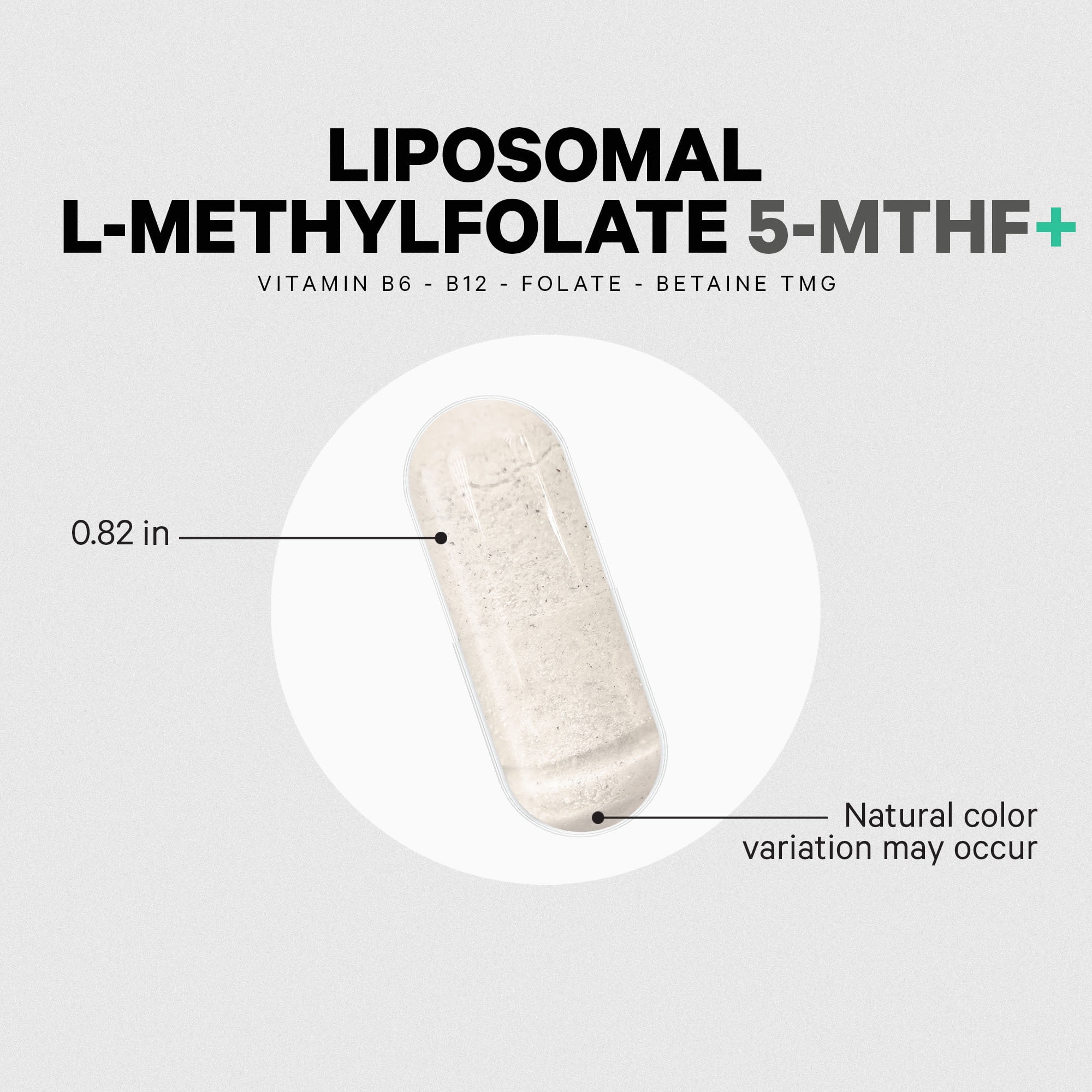 Codeage Liposomal L-Methylfolate 5-MTHF+ - Active Vitamin B9, Methylcobalamin B12, Betaine TMG, B6-2-Month Supply Multivitamins - Liposomal Delivery - Bioavailable B-Vitamin Complex - 60 Capsules