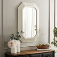 thumbnail image 2 of SAFAVIEH Zaira 23.82" x 35.4" White Modern Wall Mirror, 2 of 6