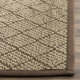 thumbnail image 3 of SAFAVIEH Natural Fiber Syeda Geometric Bordered Sisal Area Rug, Natural/Brown, 5' x 8', 3 of 5