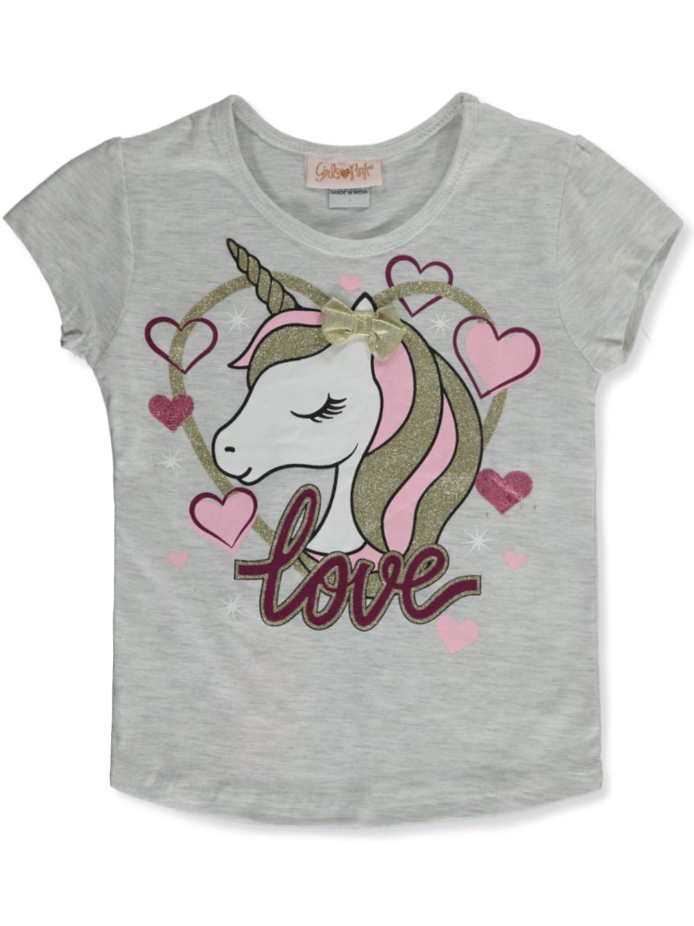 US Stock Toddler Kids Girls Unicorn Butterfly Tops T-shirt Clothes Costume O51 
