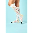 thumbnail image 3 of Nurse Mates Women's 360 Socks | Compression Support | 1 Pair | Stethoscope Hearts, 3 of 5