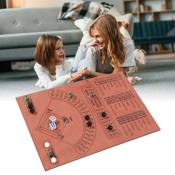 Baseball Board, Baseball Battle Table Game Realistic Baseball Experience Fun Durable with and Marbles for Family Gatherings