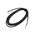 thumbnail image 4 of Musical  ASC-21 Musical Instrument Cable Straigth to Right Angle Audio Cables Black Rubber Jacket Guitar Cords with 1/4 Inch TS Connectors for Studio Speaker Electric Guitar, 4 of 7
