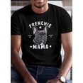 thumbnail image 1 of Printed with a French Bulldog Pattern Fun Printed Men'S T Shirt, 1 of 5