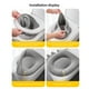 thumbnail image 4 of Cubierta de asiento de inodoro Advancent universal Estirable Antideslizante en forma de O, 4 of 6
