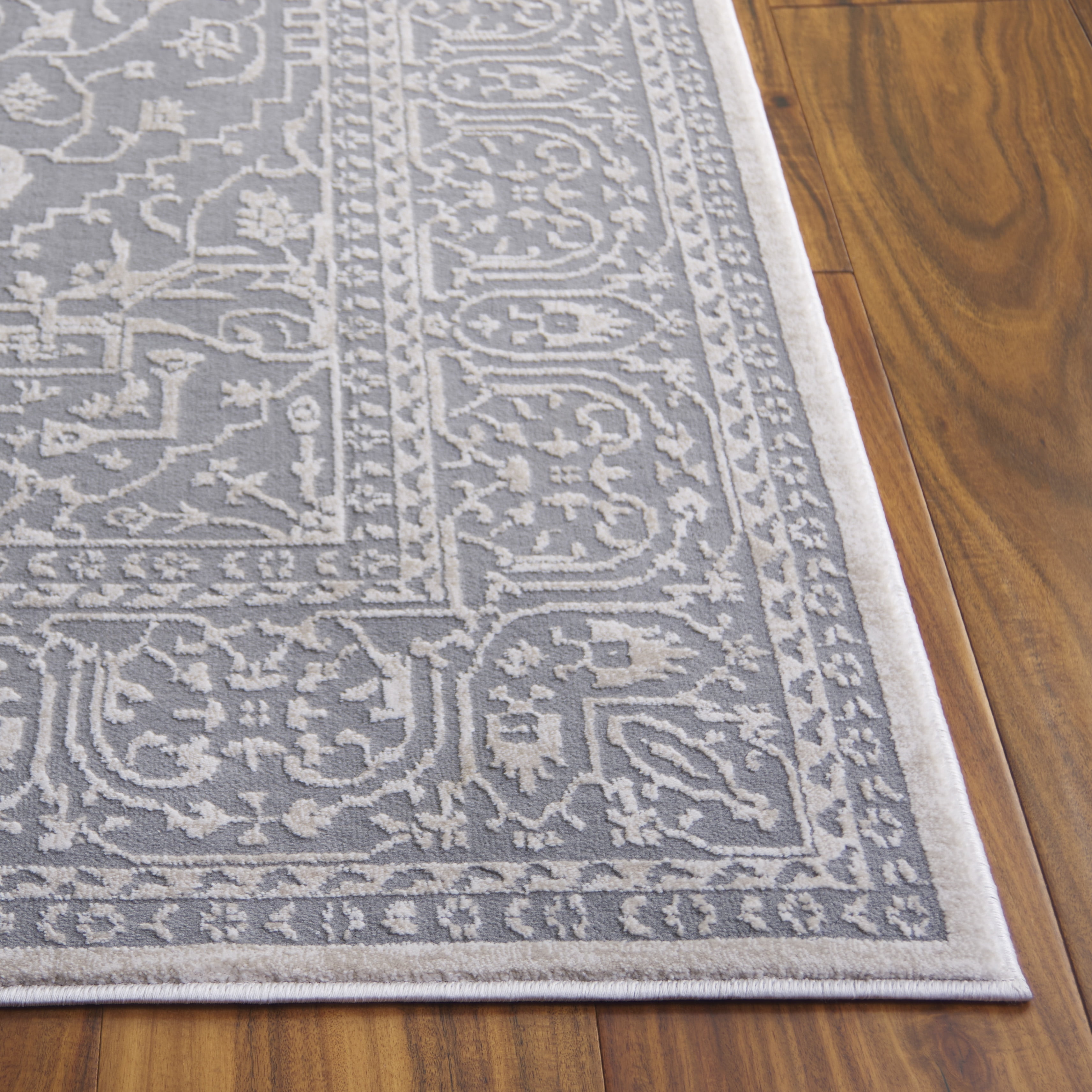 Safavieh Reflection Dolkar Oriental Area Rug, Light Gray/Cream, 12' x 12' Square