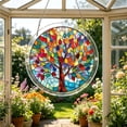 thumbnail image 6 of Acrylic Jigsaw Puzzle Suncatcher-Galactic Colorful Birds, Stained Glass Window Hanging, Home Decor Creative Mom Gifts, Birthday Gifts for Women,Wife, Sisters, Aunt, Besties 7.4in, 6 of 7